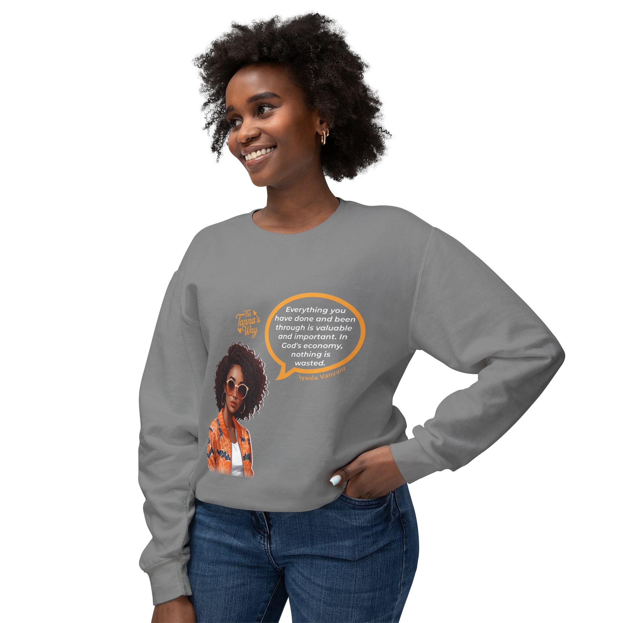 Lyanla Vanzant | Unisex Lightweight Crewneck Sweatshirt